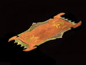 game models - family objects - skins carpet 02 3D Model