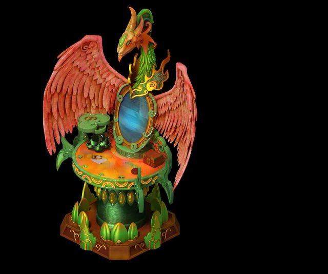 game model - family objects - dresser 3D Model .c4d .max .obj .3ds .fbx .stl .blend 