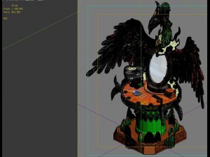 game model - family objects - dresser 3D Model