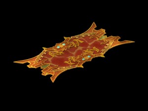 game models - family objects - velvet rugs 02 3D Модель