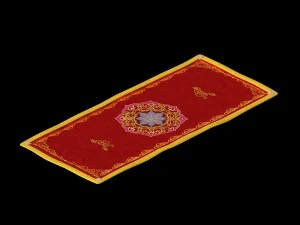 mod&egrave;le de jeu - objets familiaux - tapis en velours 04 Modèle 3D