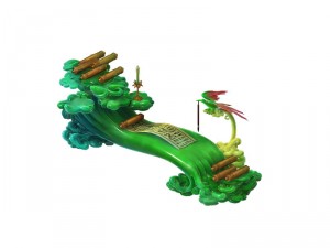 game model - family objects - tianjing clouds tabl 3D Model