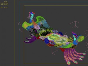 game model - family objects - tianjing clouds tabl 3D Model