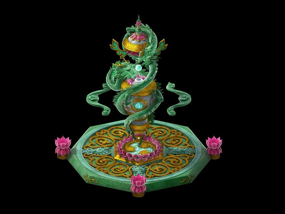 game model - family objects - tian linglong 3D Model .c4d .max .obj .3ds .fbx .stl .blend
