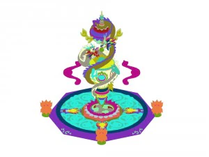 game model - family objects - tian linglong 3D Model