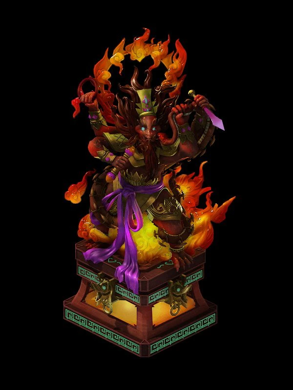 game model - family objects - devil emperor image 3D Model .c4d .max .obj .3ds .fbx .stl .blend 