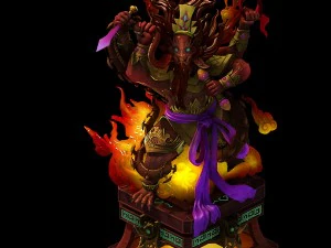 game model - family objects - devil emperor image 3D Model