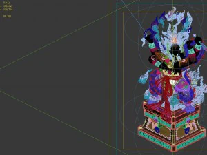 game model - family objects - devil emperor image 3D Model