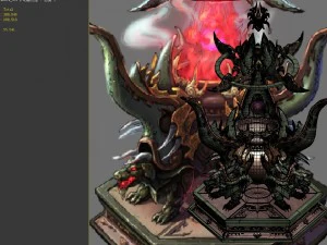 game model - family objects - devil soul eater dan 3D Model