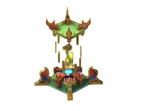 game models - family objects - azure po with 02 3D Model