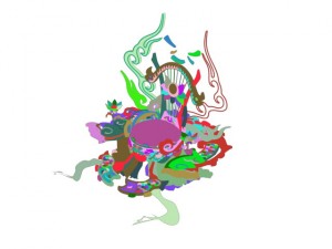 game model - family objects - angel seat chair 3Dモデル