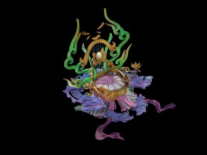 game model - family objects - angel seat chair 3Dモデル