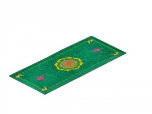 game model - home interior objects - velvet carpet 3D-Modell