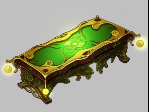 game model - family objects - fairy table 3D 모델