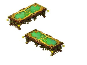 game model - family objects - fairy table 3D Model