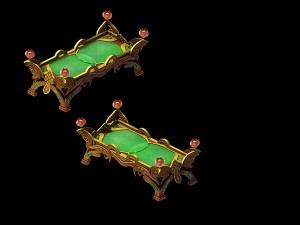 game model - family objects - fairy table 2 Modelo 3D