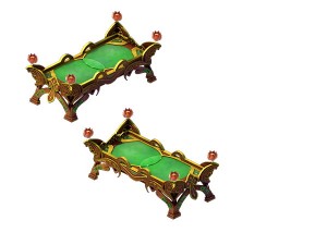 game model - family objects - fairy table 2 3D Model