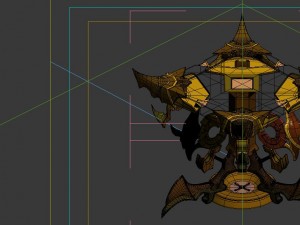 game model - family objects - nether jigsaw table Modelo 3D