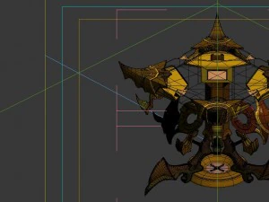 game model - family objects - nether jigsaw table 3D Model