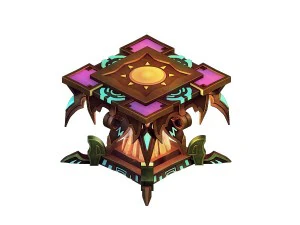 game model - family objects - nether jigsaw table 3D Model