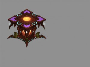 game model - family objects - nether jigsaw table 3Dモデル