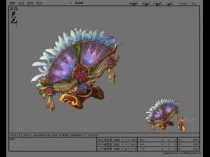 game model - family objects - yu ling screen 3D Model