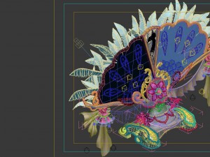 game model - family objects - yu ling screen Modelo 3D