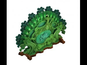 game model - family objects - yu ling screen 02 3D Model