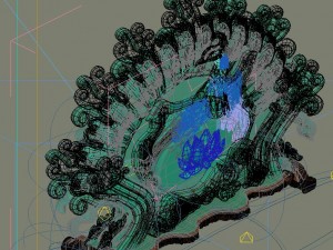 game model - family objects - yu ling screen 02 3D मॉडल