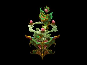 game model - family objects - jade ruyi 3D Model