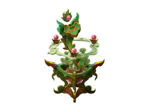game model - family objects - jade ruyi 3D Model