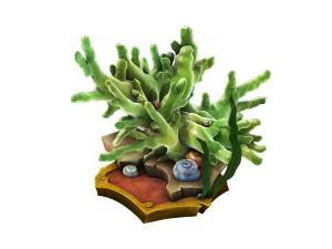 game models - family objects - jade coral Model 3D