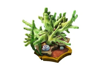 game models - family objects - jade coral 3D Model