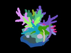 game models - family objects - jade coral 3D Model