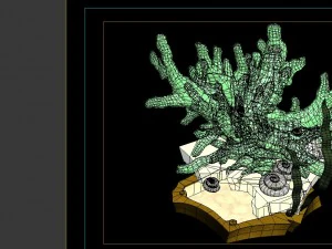 game models - family objects - jade coral 3D Model