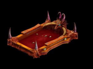 game model - family objects - purple house Model 3D