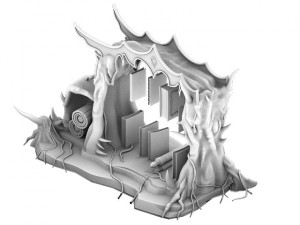 game model - family objects - zijin lighthouse boo 3D Model