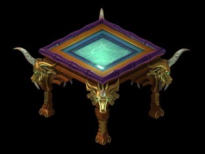 game model - family objects - zizhu table 01 3D 모델