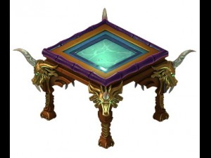 game model - family objects - zizhu table 01 3D Model