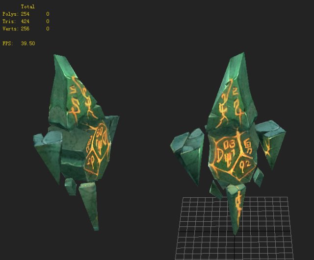 game model - mirror demon broken flag flags 3D Модель .c4d .max .obj .3ds .fbx .stl .blend
