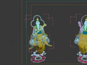 game model - mirror yao yao jade statue 3D 模型