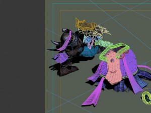 game model - hanging gardens - magic army wreckage 3D 모델