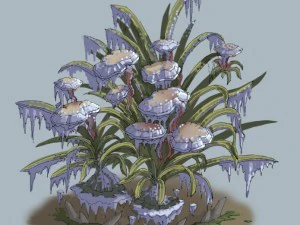 game model - hanging garden - sinopecs ganoderma 3D Model