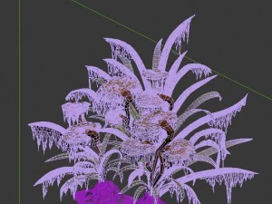 game model - hanging garden - sinopecs ganoderma 3D Model