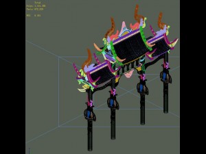 game model - the sky garden - heaven entrance arch Modelo 3D