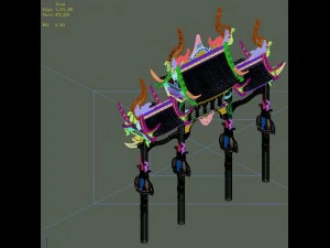 game model - the sky garden - heaven entrance arch 3D Model