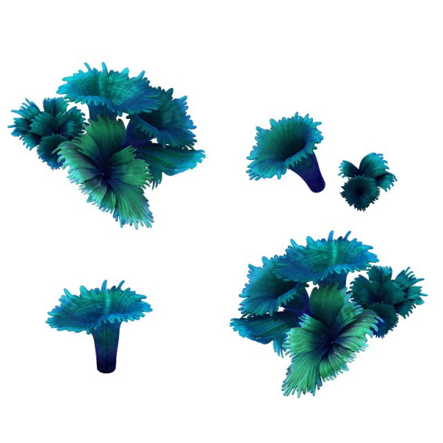 game model - hanging garden - tianjing coral 02 Modèle 3D .c4d .max .obj .3ds .fbx .stl .blend 