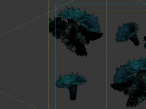 game model - hanging garden - tianjing coral 02 3D Model