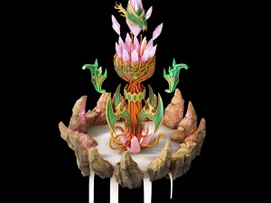 game model - hanging garden - once upon a magic ar 3D Model