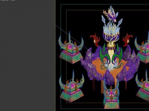 game model - hanging garden - once upon a magic ar 3D Model